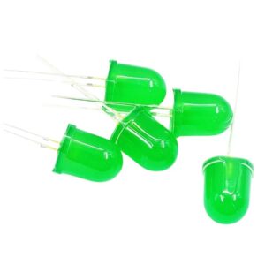 LED Bulb, 10mm,  Green