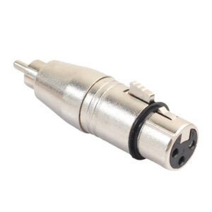 Connector, Adapter, Audio, XLR, female to RCA male