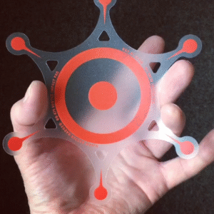 Impact Pad, Vent, for Single, Pedal Beater, Batter Badge