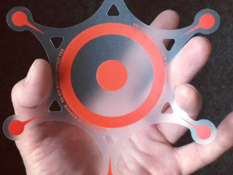 Impact Pad, Vent, for Single, Pedal Beater, Batter Badge