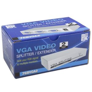 Splitter, Video, VGA, 2-way, BK - Image 3