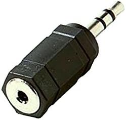 Adapter, Stereo, 2.5mm Female to 3.5mm Male Plug