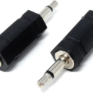 3.5mm Mono Jack Male to 3.5mm Mono Jack Socket Female Adapter