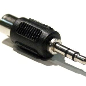 3.5mm (1/8 Inch) TRS Stereo Male to Mono RCA Female Adapter Jack Connector