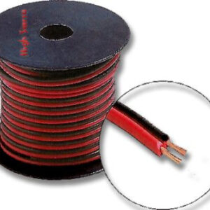 Wire, Speaker, 14 Gauge, Black & Red (foot)
