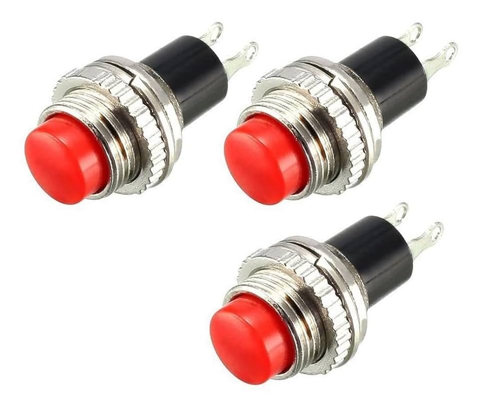Push Button Close Switch, Push button, momentary, Close - mayaselectronics.bz