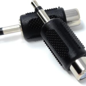 Connector, Adapter, RCA Female Jack to 3.5mm mono male plug