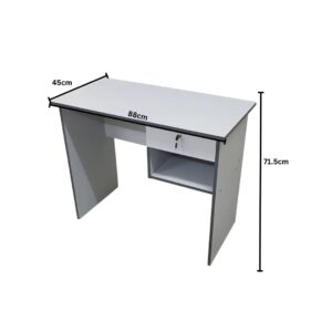 Table, Office, White, Wood - Image 3