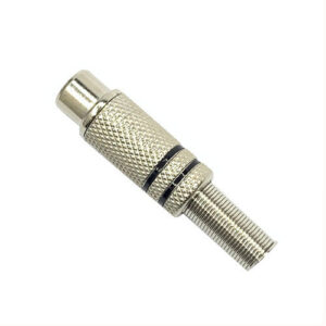 Connector, End, RCA Female w/ Spring Protector - Image 1