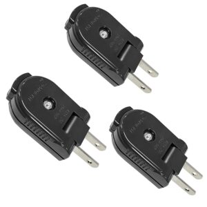 Male Power Plug, 2 Prong - Image 1