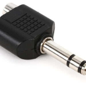 Connector, Adapter, Audio, 1/4" Stereo plug to Dual RCA Jacks - Image 1