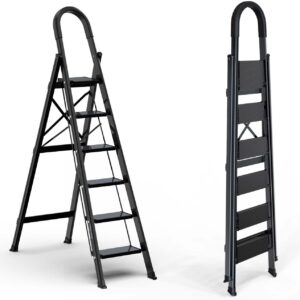 Ladder, Aluminum, Lightweight, 6 Step, Folding - Image 3