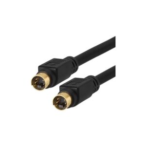 S-video Plug to S Video Cable 4 pin,6FT - Image 1