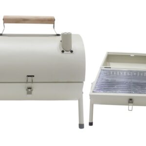 Grill, Portable, BBQ, Cylindrical, 44*70cm, Offwhite - Image 3