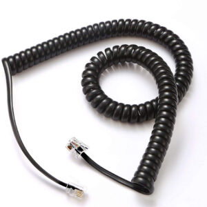 Telephone Cord,Black 25ft