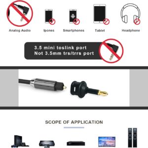3.5 mm Mini Male Optical Audio Connector Adapter for Audio - Image 2