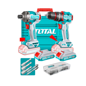 Drill + Driver, Impact, Cordless, Compact, 20v, Combo Kit + Case - Image 1