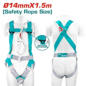 Safety Harness, (Rope Size: 14mm x 1.5mm), Total - Image 1