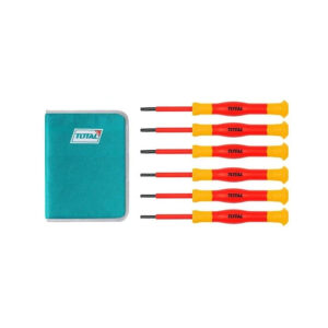 Screwdriver Set, Precision, Insulated, 6pc, Total