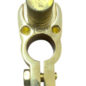 Battery Terminal Clamp, Gold-Plated Brass, Car