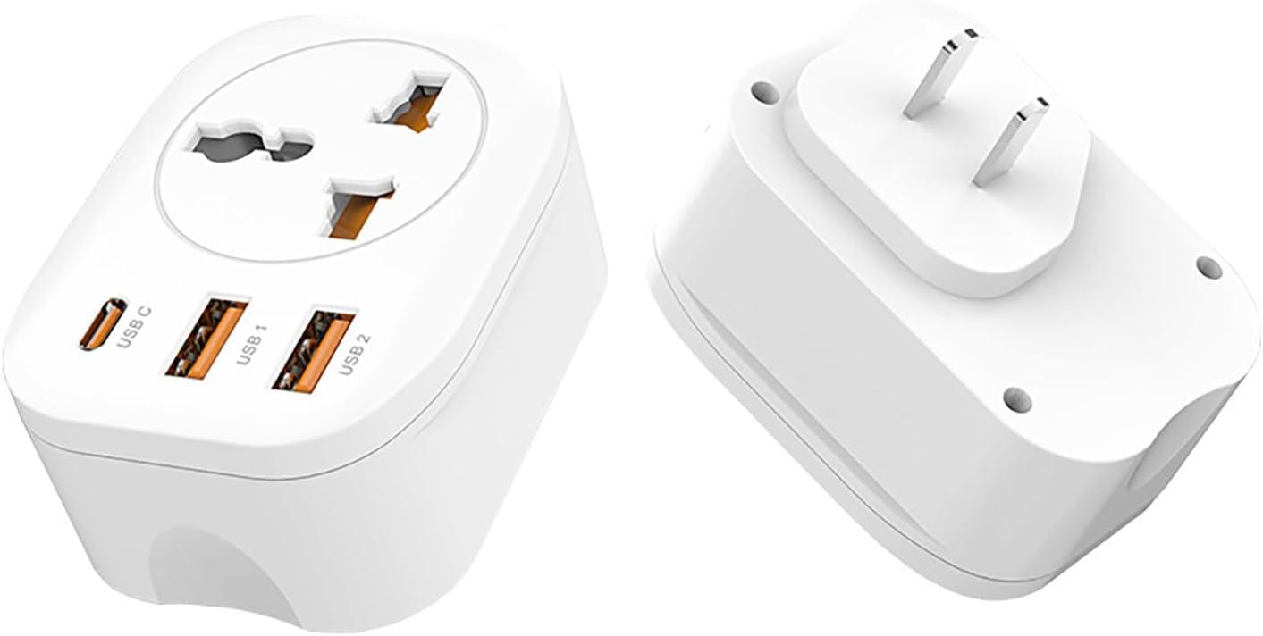 Adapter, Power, Plug Converter, Travel, 10A - mayaselectronics.bz