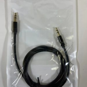 Cable, Audio, 3.5mm to 3.5mm, 1 meter, Netcom - Image 2