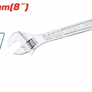 Wrench, Adjustable, 8", Steel