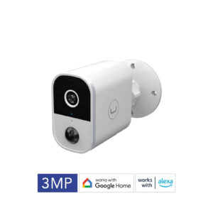 Camera, Surveillance, Smart, WiFi, Outdoor, Rechargeable, 109°, 3MP, Cam4+, Unno Tekno