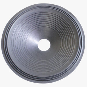 Cone, Speaker, Paper, Diameter: 15", Center hole: 2.5"