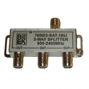 Splitter, Satellite 3-Way High Output, 950-2400 MHz