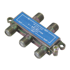 Splitter, Coaxial 4-Way, 5-900 MHz, Miyako