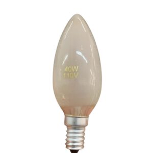 Bulb, LED Candle, Frosted, 40W Equivalent, 110V, Seigun