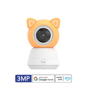 Camera, Surveillance, Smart, WiFi, Baby Monitor, 108°, 3MP, AuraCam, Unno Tekno