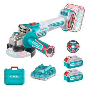 Angle Grinder, 4½, Cordless, 1000w, 20v, + case, Total