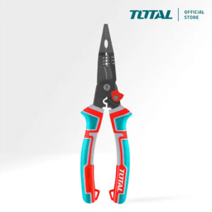 Pliers, Long Nose, Multi-function, 8", 6-in-1, Total
