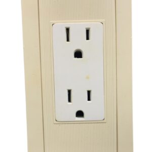 Power Outlet, Double Socket, 2P+T, 15 A 250 V