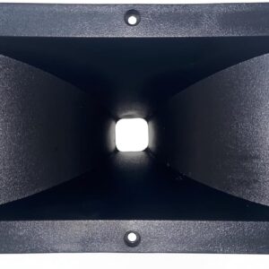Horn, Speaker, Tweeter, 5" x 15", w/Metal Socket