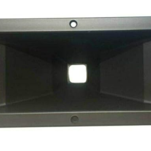 Horn, Speaker, Tweeter, 4 1/4" x 10 1/2", w/Square Port