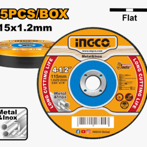 Disc, Cutting, 4½" x 7/8”, Ingco - Image 2