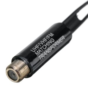 Antenna Adapter, UHF/VHF/FM Indoor Matching Transformer