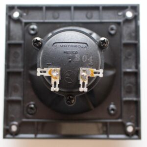 Horn, Speaker, Tweeter, 4½" x 4½", w/ Plastic Driver & Vent - Image 4