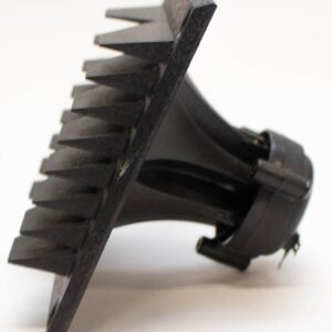 Horn, Speaker, Tweeter, 4½" x 4½", w/ Plastic Driver & Vent - Image 3