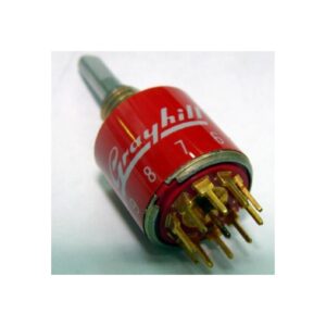 Rotary Switch, Grayhill 031-0413-00 (50P36-01-1-10N) – Single Deck, 1 Pole, 5 Position