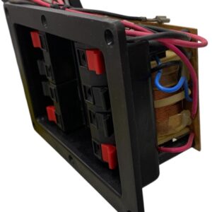 Terminal, Speaker, Square Cup, Spring Clips, 4 Outputs (5½" x 3¾") - Image 2