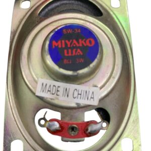 Speaker, Replacement, Oval, 3", 3w, 8Ω - Image 1