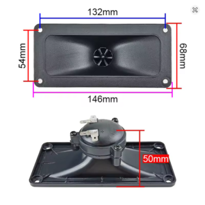 Horn, Speaker, Tweeter, 5-3/4'' x 2-1/2", Plastic - Image 4