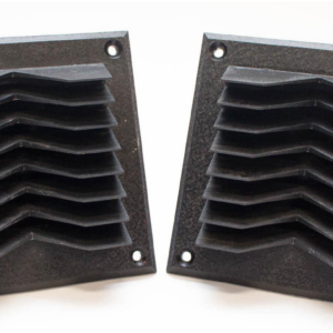 Horn, Speaker, Tweeter, 4½" x 4½", w/ Plastic Driver & Vent - Image 1