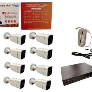 Surveillance System, Camera, 8ch, POE, NVR - Image 1