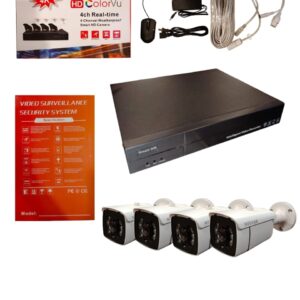 Surveillance System, Camera, 4ch, POE, NVR - Image 1