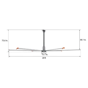 Fan, Industrial, 5 Blade, 20ft Span - Image 4